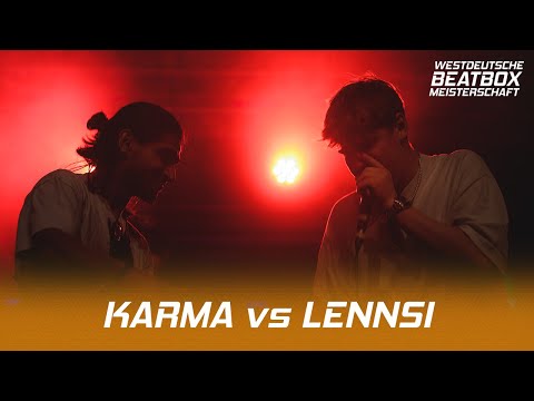 KARMA vs. LENNSI | 1/4 FINAL SOLO | West German Beatbox Championship 2023