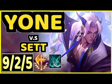 UCAL (YONE) vs SETT - 9/2/5 KDA MID CHALLENGER GAMEPLAY - KR