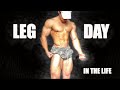 LEG WORKOUT | DAY IN THE LIFE | FULL DAY OF EATING