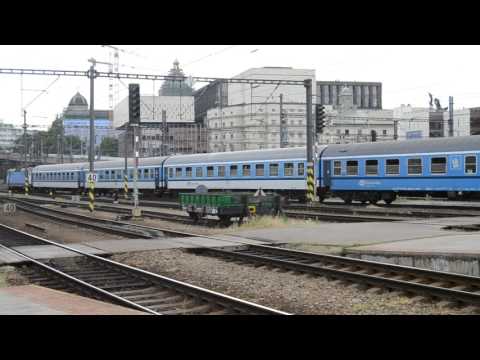 Odjezd vlaku z Prahy hl.n.