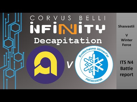 Infinity N4 Battle Report - Decapitation(TheClaw's Shasvastii vs. Ogre's Svalarheima Winterforce)