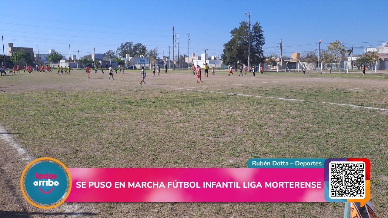 The Morteros League's children's football season has begun.