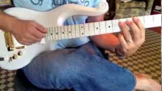 How to play 5 Women by Prince on Guitar