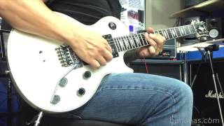 Video thumbnail for Gibson Custom Shop Neal Schon NS Les Paul Prototype #4 White by Bananas at Large