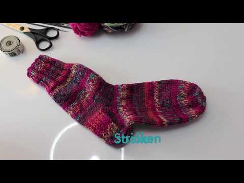 Socken stricken für Anfänger - Teil 1-