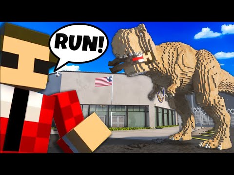 We UNLEASHED a T-Rex to ESCAPE Prison in Teardown!
