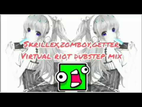 Skrillex,zomboy,getter,virtual riot dubstep (mix)