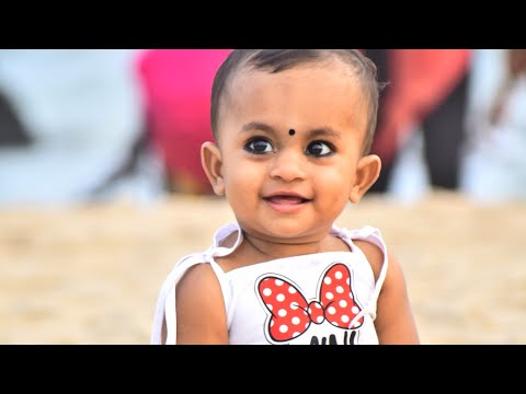 my baby first time beach experience ❤💦👧