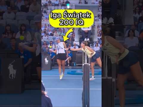 Iga Świątek 200 IQ #shorts