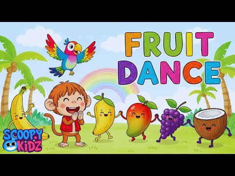 Golden Fruit Dance Party | 3D Kids Songs & Fun Dancing Fruits with Maya & Pip