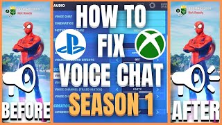 🛠️ How To Fix Fortnite Game Chat In *SEASON 1* XBOX & PS4(Fortnite Voice Chat Not Working 2022) 🛠️