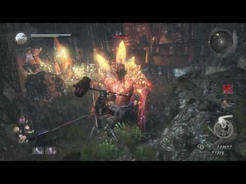 Nioh Demon of Mount Hiei Destroy the Demon Healing Crystal from Other Side of Third Shrine