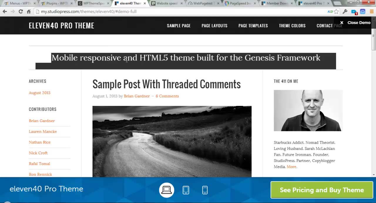 How to Setup Eleven40 Theme StudioPress video tutorial