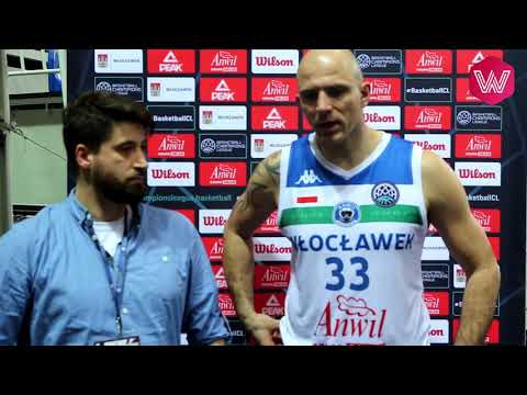 Szymon Szewczyk po meczu Anwil Włocławek - AEK Ateny.