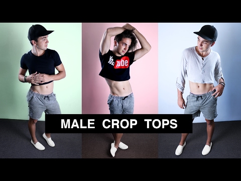 Male Crop Tops Are In Fashion - Men's Fashion