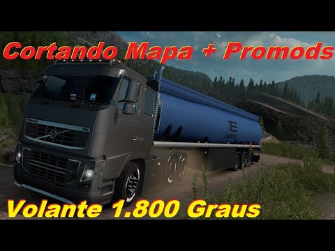 LIVE - Cortando o ProMods + Mapa Original 5.500km de Volvão