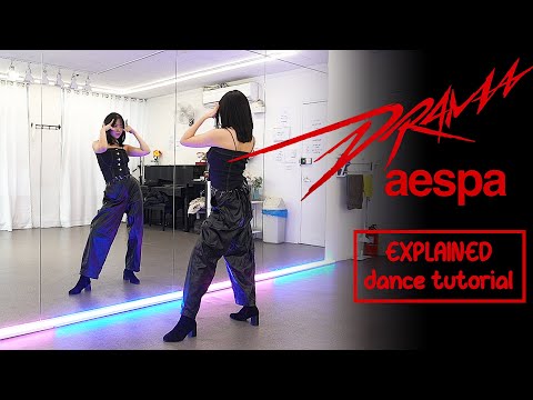 aespa 에스파 'Drama' Dance Tutorial | EXPLANATION + Mirrored