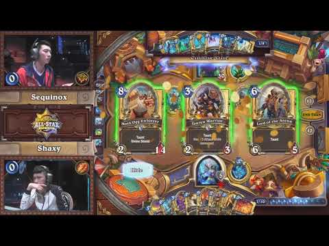 Hearthstone All-Star Invitational Ro16: Sequinox vs Shaxy | Day 1 Playoffs