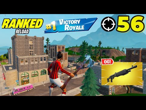 56 Elimination Duo vs Squad "RANKED Reload” Gameplay Wins (Fortnite Chapter 7 PS5 Controller)