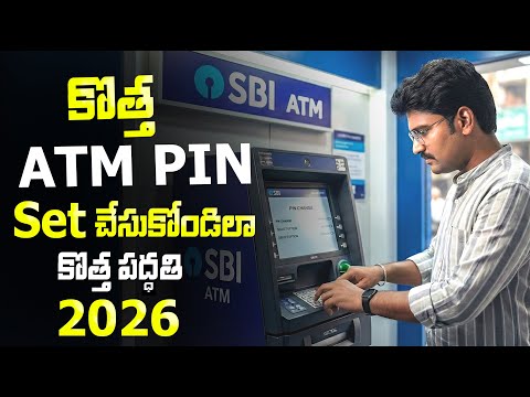 SBI ATM Pin Set 2026 | SBI New ATM Card pin Generation 2026 | SBI ATM Pin Set Telugu 2026(New Video)