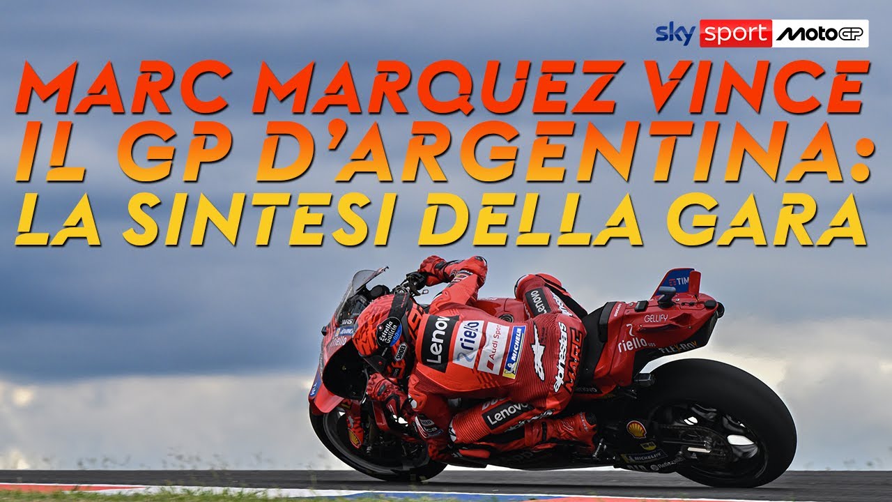 Marquez (Ducati), vittoria nel GP Argentina MotoGP, Bagnaia 4°: la sintesi della gara