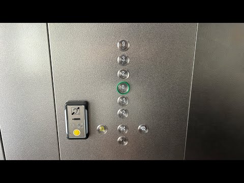 2014 Otis mrl traction elevators w/Genesis fixtures @ Paris' Philharmonie (parking garage), Paris FR