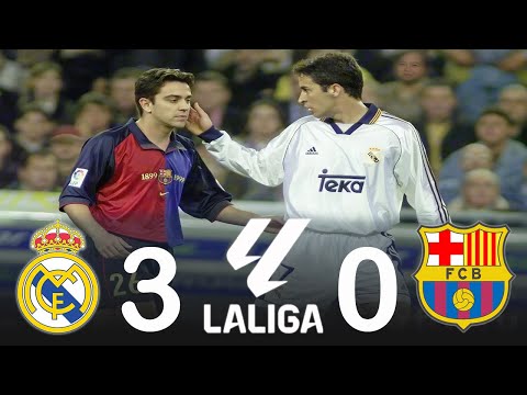 Real Madrid × Barcelona ● La Liga 1999/2000 | Extended Highlights HD