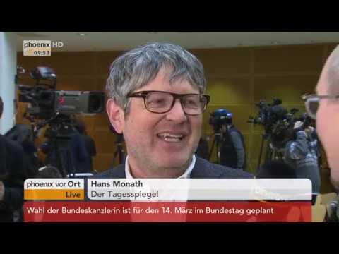 Mitgliederentscheid der SPD: Hans Monath im Interview vom 04.03.2018