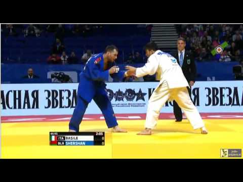 Judo 2016 European Championships Kazan: Basile (ITA) - Shershan (BLR) [-66kg] bronze