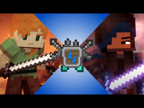 Alex VS Nina (Black Plasma Studios VS EthanAnimatez) | Armored Arena - Minecraft Animation