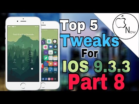 Top 5 IOS 9.3.3 New Jailbreak Tweaks