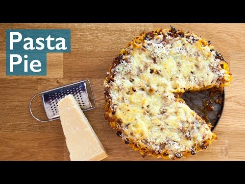 HOW TO MAKE A RIGATONI PIE | #rigatonipie #pastapie #pastabake