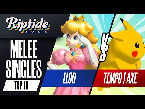 lloD vs Axe - Melee Singles Top 16 - Riptide 2022 | Peach vs Pikachu