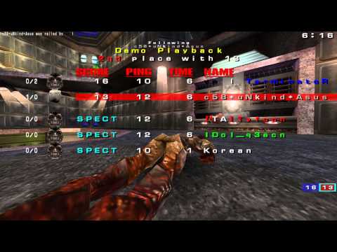 Quake 3 OSP: c58-Asus.uNkind (POV) vs TerminatoR - pro-q3tourney4 - Friendly