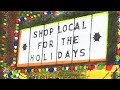 Shop Local For The Holidays   ink painting a marquee by Mark Rushton