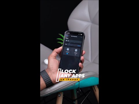 Lock ANY Apps on iPhone with Face ID or Passcode Without App 🤯 #shorts