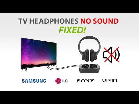How to Fix No Sound Issues for TV Headphones