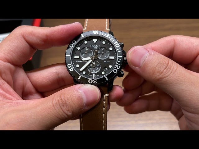 ساعة تيسو سي ستار كرونوغراف كوارتز رجالية - T12041...