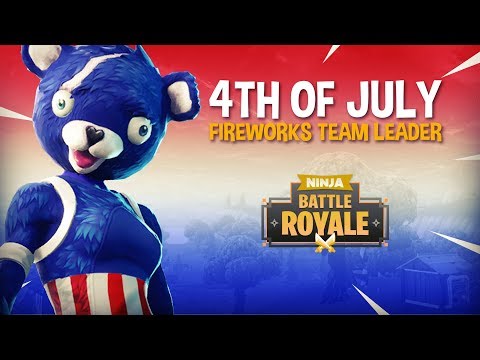 NEW 4th of July Fireworks Team Leader Skin! - Fortnite Battle Royale Gameplay - Ninja Video