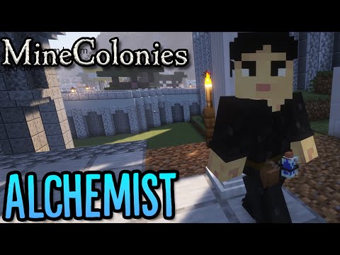 EPIC Alchemy Tower Build in Minecolonies - Sjin's Adventure #43
