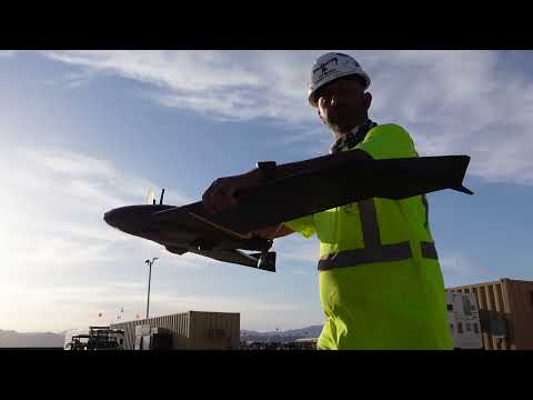 Close up Hand Launch Sensefly Ebee X
