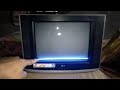 Ultraslim LG CRT TV Lower Site Horizontal Line Vertical Section Problem HOW TO REPAIR And Solution