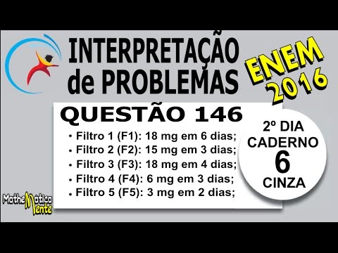 ENEM 2016 | REASON | QUESTION 146 COMMENTED