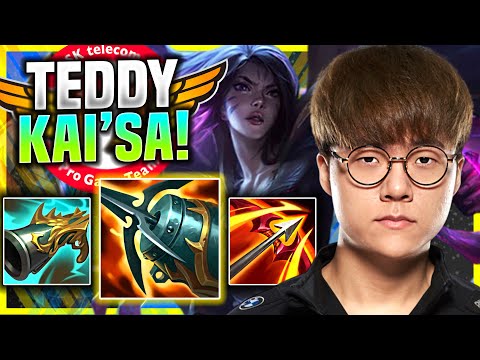 TEDDY PLACEMENTS FOR NEW SEASON 11 *GAME 2* - T1 Teddy Plays Kai'Sa ADC vs Jhin! | Season 11