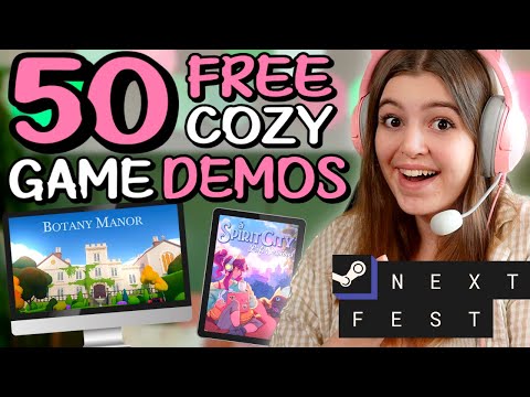 50 GRATIS cozy Game DEMOS nur diese WOCHE! 🔥 | #steamnextfest 2024 - Spielevorschau