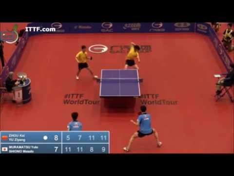 Table Tennis Japan Open 2014 : Yuto Muramatsu/Masato Shiono vs Yu Ziyang/Zhou Kai
