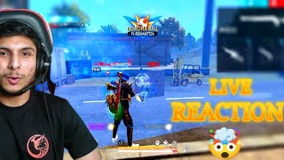 LIVE REACTION 🤯 OF YOUTUBER🥶IN 1 VS 1 CUSTOM🥵#freefire #nonstopgaming#raistar#gyangaming