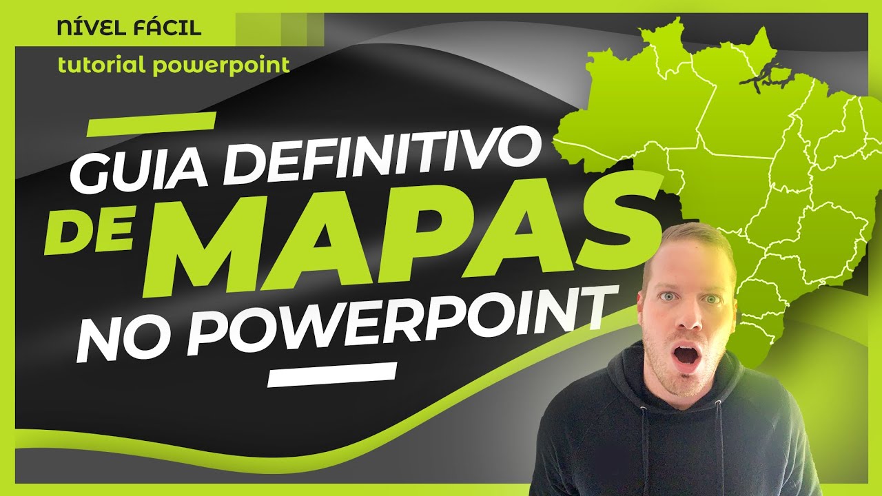 Tutorial DEFINITIVO para usar MAPAS na sua apresentação | TUTORIAL POWERPOINT
