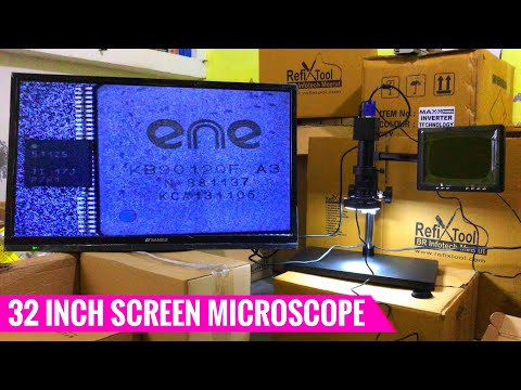 32 inch Screen Microscope with 180x c mount lens | Digital Microscope | Best Microscope 2023