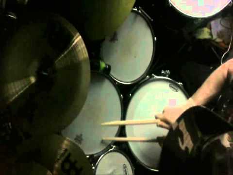 shitty drum Cover Feast of corpses Under fire